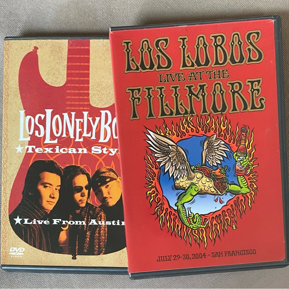Set of 2 Los Lobos DVDs